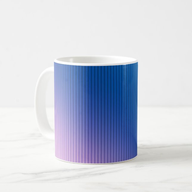 ombre, rosa gradient kaffemugg (Framsida vänster)