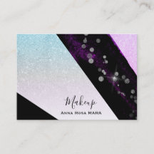 *~* Ombre Rosa Teal Glitter Geometric Girly Chic