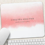 Ombre Rosa Watercolor Minimalist Business Musmatta<br><div class="desc">Ombre Rosa Watercolor Minimalist Business Mouse Pad. Perfekt för ett feminininskt företag leta efter hårstilister,  makeup artist,  cosmetolog m.fl.</div>