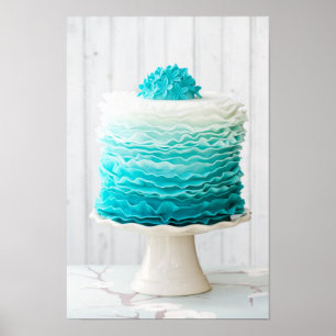 Ombre rufsar tårtan poster