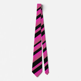 Ombre Shock rosa Black Multi Diagonal Rand Slips