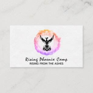 *~* Ombre Shock rosa Ring of Fire Black Phoenix Visitkort
