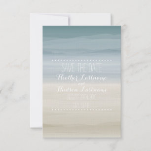 Ombré Shore Beach Wedding Spara datum Datumet