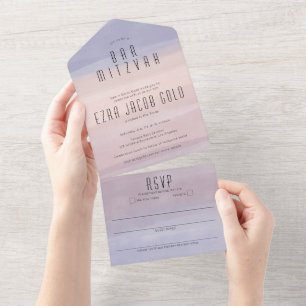 Ombre Soft Lila Elegant ANPASSNINGSBAR FLADDERMUS 
