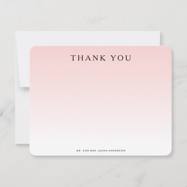 OMBRE TACK Notecard Anteckningskort (Framsida)