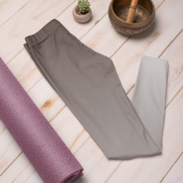 Ombre Trend Färg Coffee Brown - Pastel Leggings