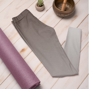 Ombre Trend Färg Coffee Brown - Pastel Leggings