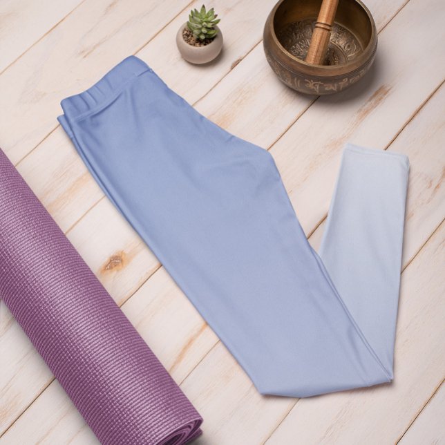 Ombre Trend Färg Jewel Blue - Pastel Leggings (Skapare uppladdad)