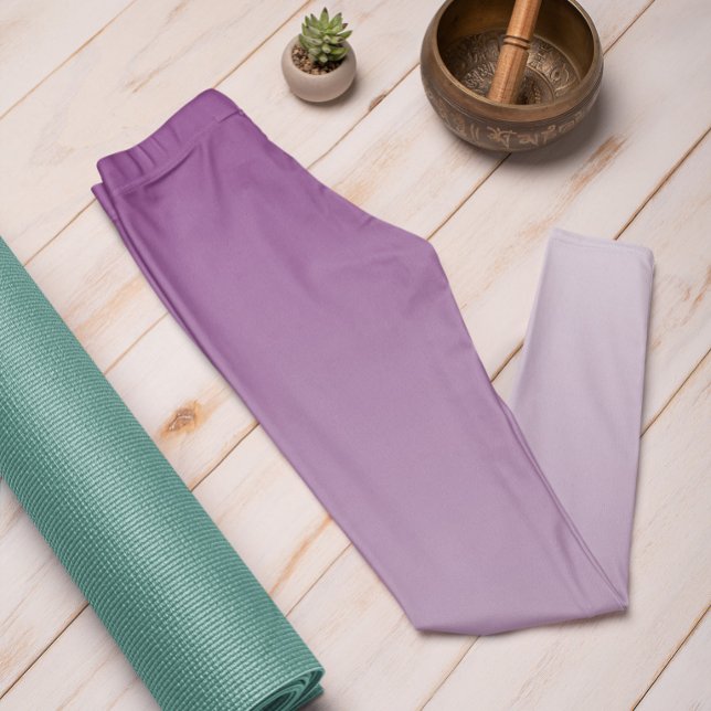 Ombre Trend Färg Plum Lila - Pastel Leggings (Skapare uppladdad)