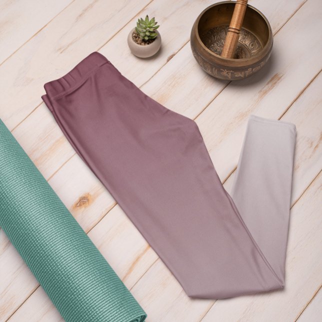 Ombre Trend Färg Red Vin - Pastel Leggings (Skapare uppladdad)
