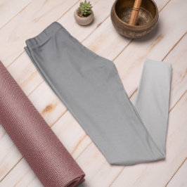 Ombre Trend Färg Slate Grått - Pastel Leggings