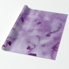 Ombre Ultra Violet Watercolor Mönster Presentpapper