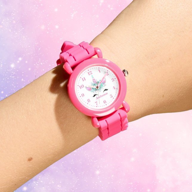 Ombre Unicorn Personlig Anpassningsbar Barn Watch Armbandsur (Skapare uppladdad)