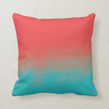 Ombre vattenfärgstruktur - kricka och korall