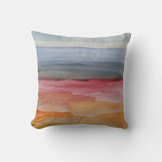 Ombre Watercolor Kudde (Framsida)
