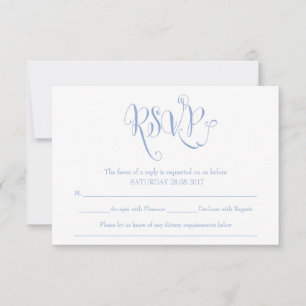 Ombre Whimsical Fairytale Bröllop OSA Kort