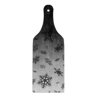 Ombre with Snöflingor glass caking board Paddle