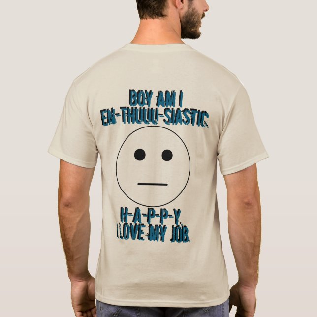 "Ombudroligt" skjorta Tee Shirt (Baksida)
