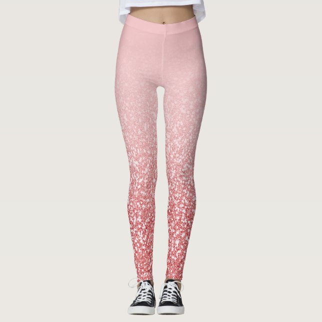 ombudsmannen ro Guld Glitter Leggings (Framsida)