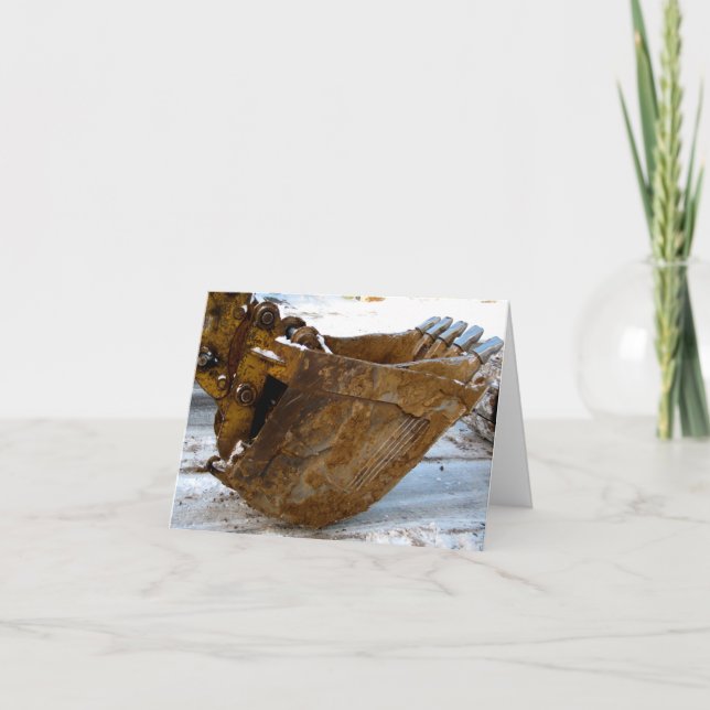 Ombyggnad av schaktning tack vare kort (Framsida)