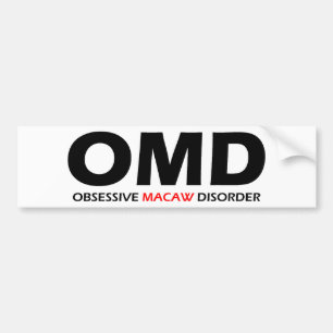 OMD - överdriven Macaos sjukdom Bildekal