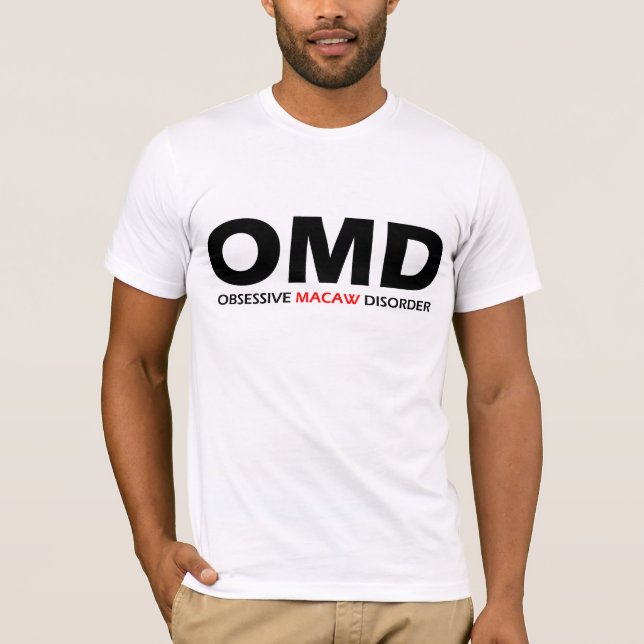 OMD - överdriven Macaos sjukdom T-shirt (Framsida)