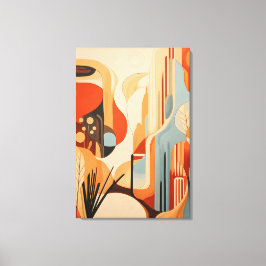 Omdefiniera modern konst genom abstraktion canvastryck