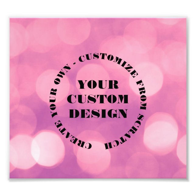Omdesign från friställda Skapa din egen Anpassning Fototryck (Framsidan)