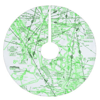 Omdirigera diagram över låg höjd julgransmatta borstad polyester