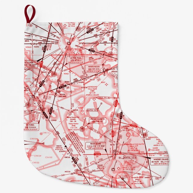 Omdirigera diagram över låg höjd stor julstrumpa (Framsidan)