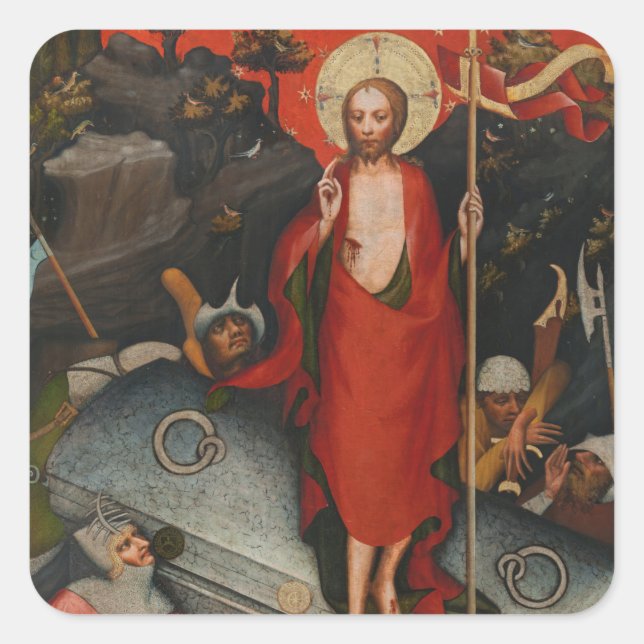 Omdirigering Fyrkantigt Klistermärke (Framsida)