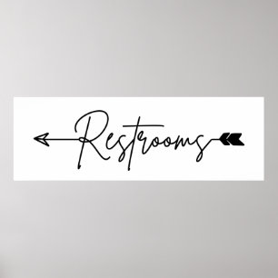 Omdirigeringstecken lämnat, party-pil Poster