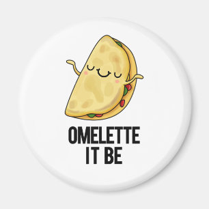 Ome-lette det är roligt Omelet Pun Magnet