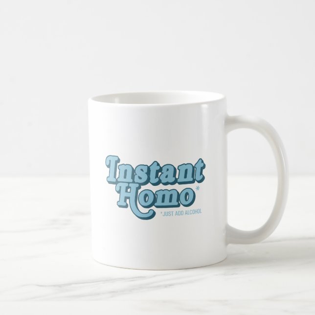 Omedelbar Homo Kaffemugg (Höger)