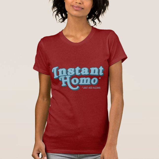 Omedelbar homo t shirt (Framsida)