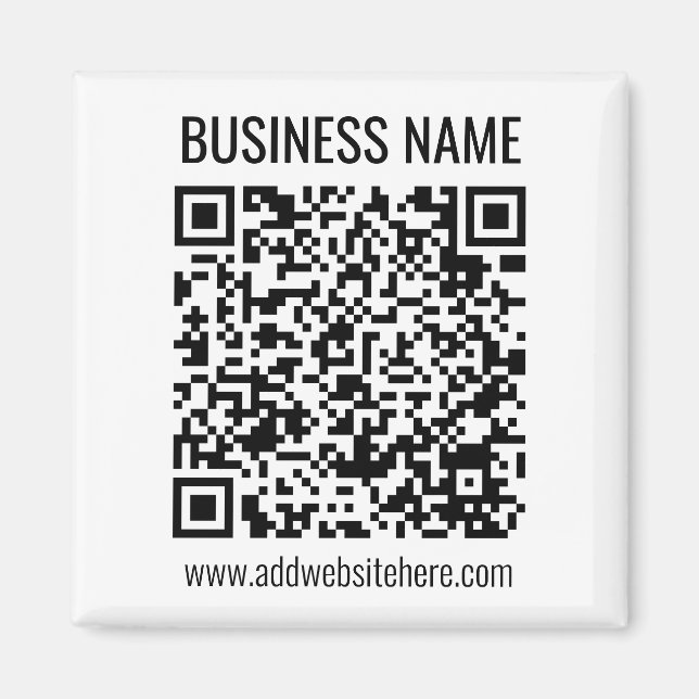 Omedelbar QR-kod (ange webbplatsens URL för att än Magnet (Framsidan)