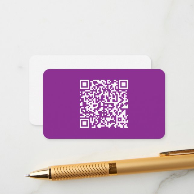 Omedelbar QR-kod med webbadressen till webbplatsen Tilläggskort (Fram/Back In Situ)