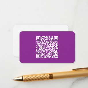 Omedelbar QR-kod med webbadressen till webbplatsen Tilläggskort