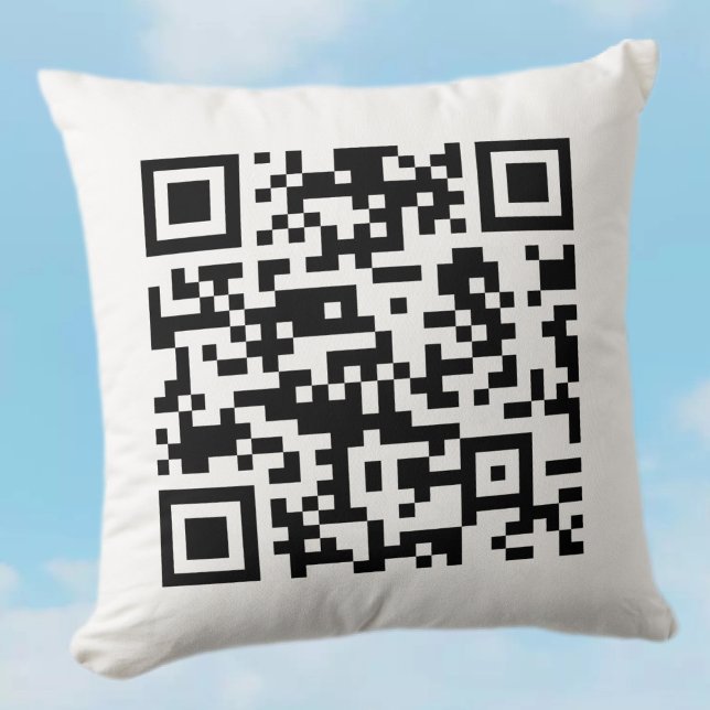Omedelbart Skapad QR-kod (genom att ange din URL) Kudde (Skapare uppladdad)