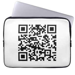 Omedelbart Skapat QR-kod (genom att ange URL:en) Laptop Fodral
