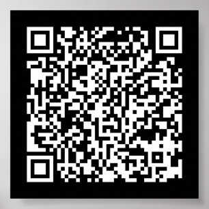 Omedelbart Skapat QR-kod (genom att ange URL:en) Poster