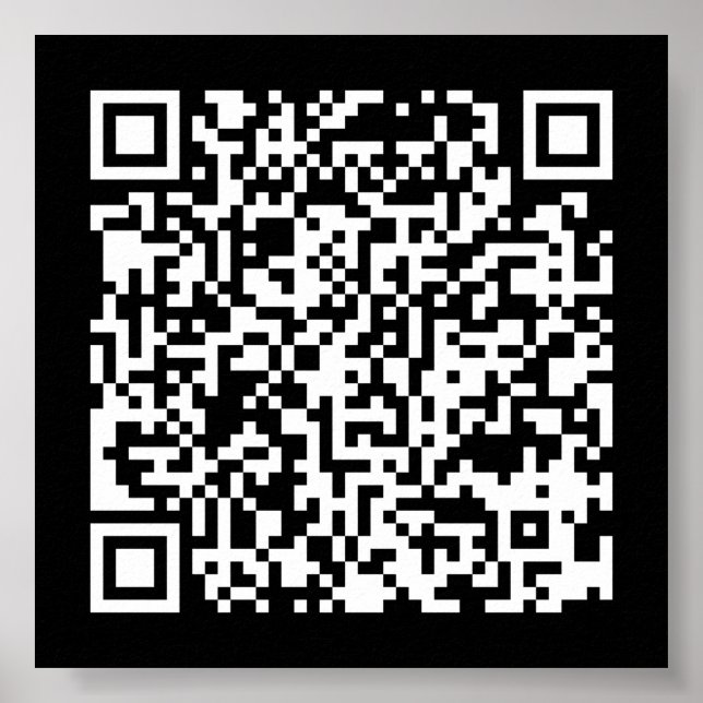 Omedelbart Skapat QR-kod (genom att ange URL:en) Poster (Framsidan)