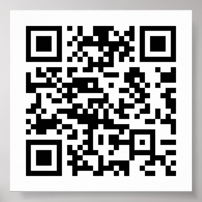 Omedelbart Skapat QR-kod (genom att ange URL:en) Poster (Framsidan)