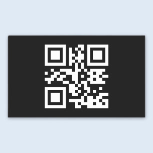 Omedelbart Skapat QR-kod (genom att ange URL:en) Rektangulärt Klistermärke