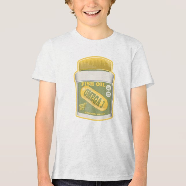 Omega 3 fiskolja t shirt (Framsida)