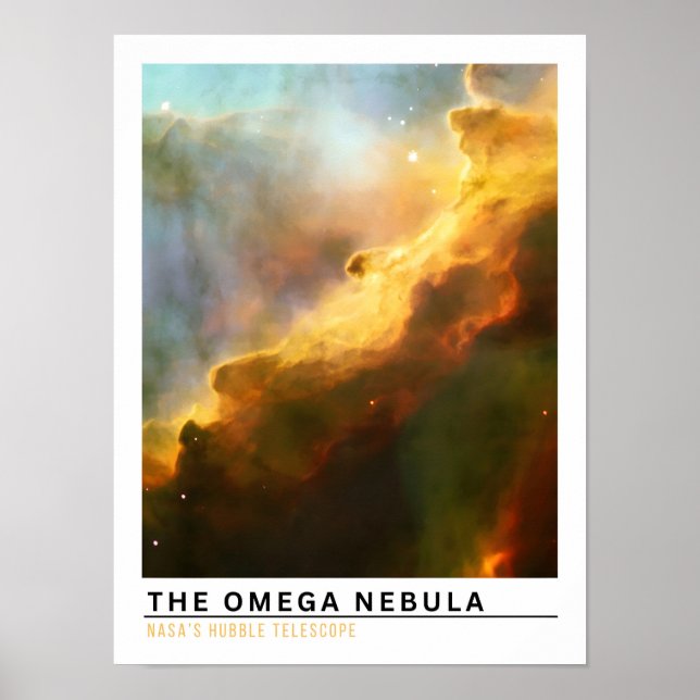 Omega-nebulosan Rymdutbildning Poster (Framsidan)