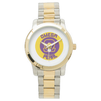 Omega Pearl Two Tone Watch Armbandsur