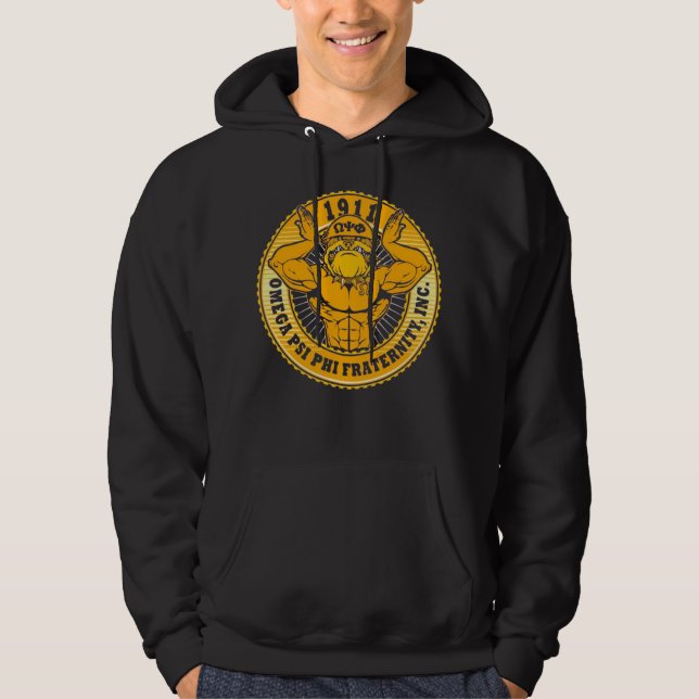 Omega Psi Phi Omegawood 1911 Hoodie (Framsida)
