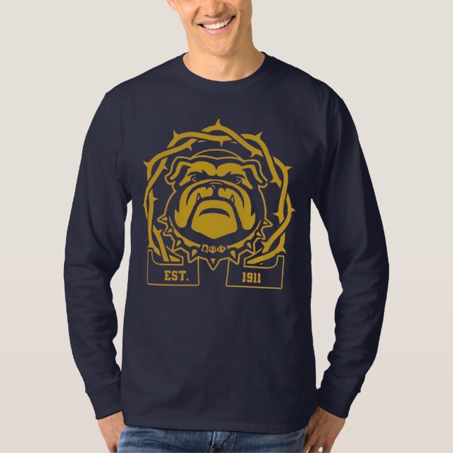 Omega Psi Phi Omegawood 1911 T Shirt (Framsida)