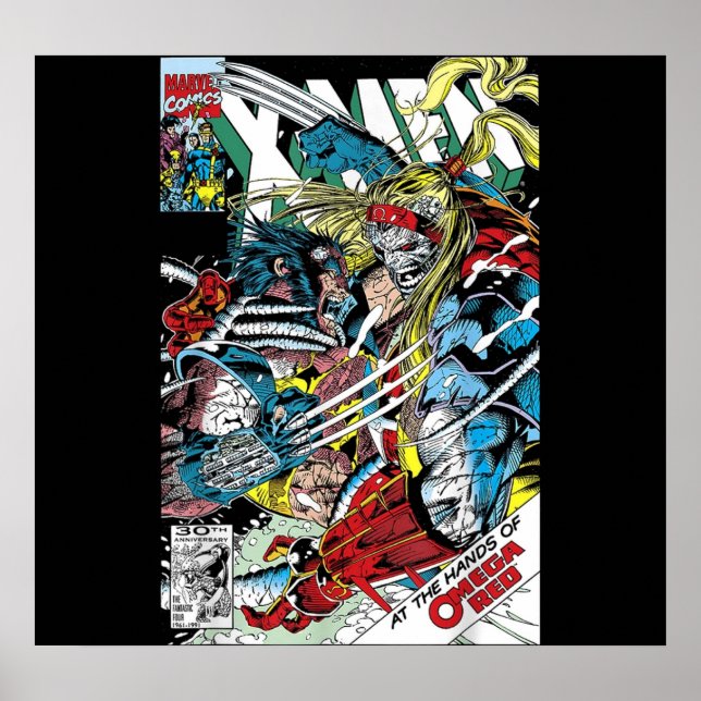 Omega Red Tecknad Bok Cover Poster (Framsidan)